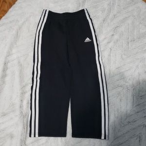 Boys Adidas black jogging pants size 6